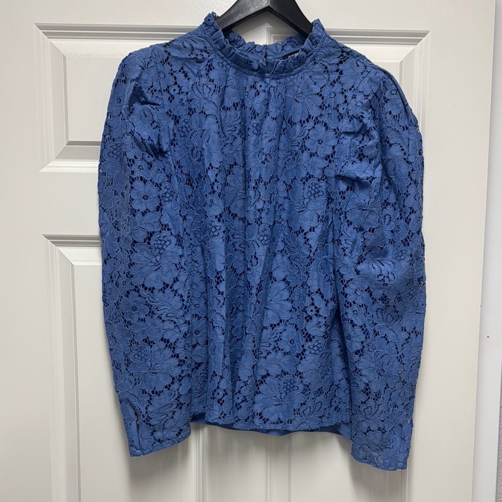 Blue Lace Women's Top